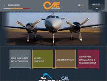 Tablet Screenshot of cae-aviation.com